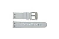 Horlogeband TW Steel TWB27 / TWB03 / TW27 / TW03 Leder Wit 22mm