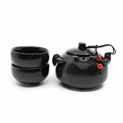 Traditionele Chinese Thee Set Zwart