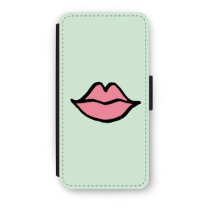 Kusje: iPhone 7 Plus Flip Hoesje