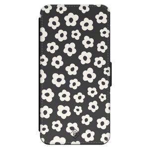 iPhone 16 flipcase - Retro bloempjes