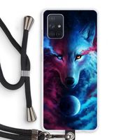 Where Light And Dark Meet: Samsung Galaxy A71 Transparant Hoesje met koord
