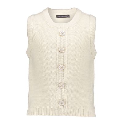 Frankie & Liberty Meisjes gilet gebreid - Kara - Zand
