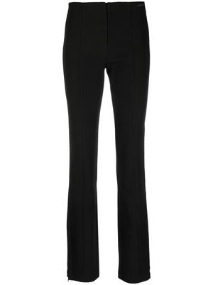 Calvin Klein Jeans pantalon taille-haute à logo brodé - Noir