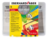 Eberhard Faber EF-575505 Plakkaatverf 6 Kleuren Tube 18 Ml Eberhard Faber EF-575505 Plakkaatverf 6 Kleuren Tube 18 Ml