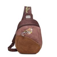 Hi-di-hi Slingbag Rugzak Tjirp Paars/Lila/Cognac - PRE ORDER: LEVERBAAR VANAF SEPTEMBER 2025
