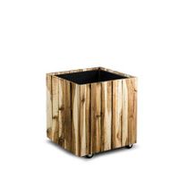 Luca Lifestyle Marrone Acacia Cube Bloempot - thumbnail