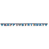 Paw Patrol kinderfeestje letterslinger/wenslijn 180 x 14 cm - Feestslingers