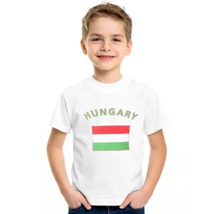 Wit kinder t-shirt Hongarije