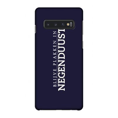 Blijve plakken in Negenduust: Samsung Galaxy S10 4G Volledig Geprint Hoesje