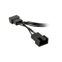 Y-kabel PC-ventilator [1x PC-ventilatorbus 4-polig - 2x PC-ventilatorbus 4-polig] 0.35 m Zwart Kolink - thumbnail