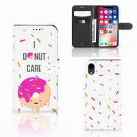 Apple iPhone Xr Book Cover Donut Roze