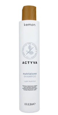 Kemon Actyva Nutrizione Light Nutrition Shampoo 250ml | Voor Droog Haar