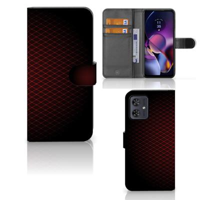 Motorola Moto G54 | Telefoon Hoesje | Geruit Rood