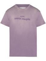 Maison Margiela t-shirt en coton à imprimé Reverse Logo - Violet - thumbnail