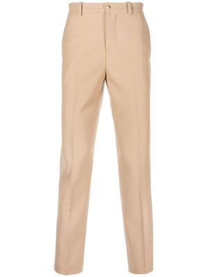 Maison Kitsuné pantalon de costume à coupe droite - Tons neutres