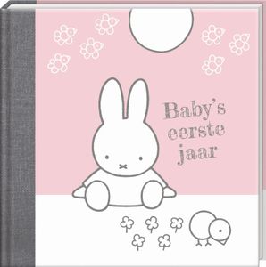 Nijn Boek baby eerste jaar nijntje roze