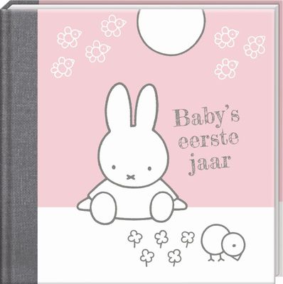 Nijn Boek baby eerste jaar nijntje roze