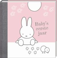 Nijn Boek baby eerste jaar nijntje roze