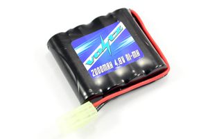 Voltz NiMH 4,8 volt 2000mah met Mini Tamiya stekker