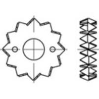 TOOLCRAFT 135728 Houten verbindingsstuk Staalplaat thermisch verzinkt 200 stuk(s)