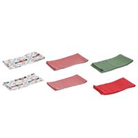 Keukendoek Home ESPRIT Rood Groen Beige 60 X 0,2 X 40 CM Keukendoek Home ESPRIT Rood Groen Beige 60 X 0,2 X 40 CM