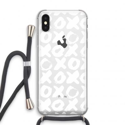 XOXO: iPhone X Transparant Hoesje met koord