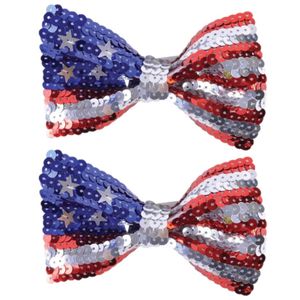 4x stuks USA/Amerika vlinderstrikje voor volwassenen