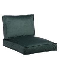 In The Mood Half-Palletkussenset Royal Velvet Groen - 2 delig