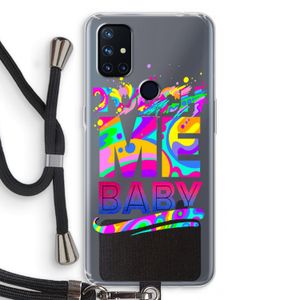 Touch Me: OnePlus Nord N10 5G Transparant Hoesje met koord