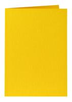 Correspondentiekaart papi dubbel a6 dottergeel