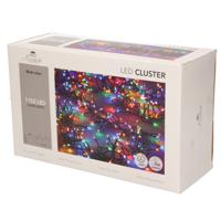 Clusterverlichting - 1152 led lampjes - gekleurd - 690 cm - timer - kerstverlichting - thumbnail