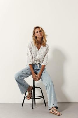 Tramontana Brodery Blouse C07-16-301 Blouse 001100 Offwhite