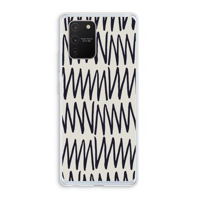 Marrakech Zigzag: Samsung Galaxy S10 Lite Transparant Hoesje