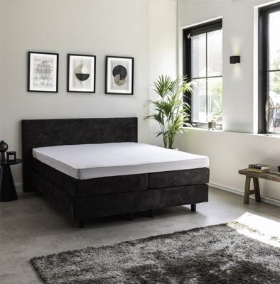 Topper Hoeslaken Egyptisch Katoen Stretch 190x200 Cm Wit Zacht & Verkoelend Presence - Dekbed-Discounter.nl
