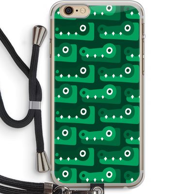 Crocs: iPhone 6 PLUS / 6S PLUS Transparant Hoesje met koord