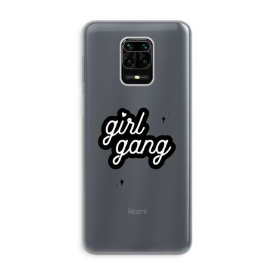 Girl Gang: Xiaomi Redmi Note 9 Pro Transparant Hoesje