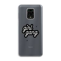 Girl Gang: Xiaomi Redmi Note 9 Pro Transparant Hoesje
