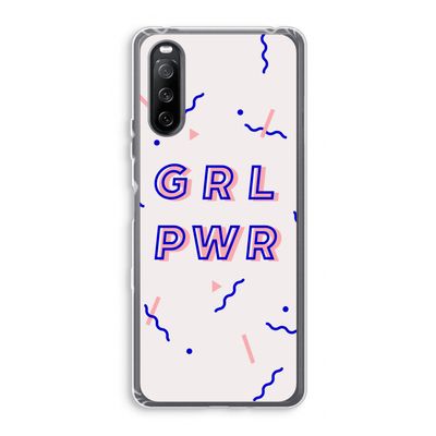 GRL PWR: Sony Xperia 10 III Transparant Hoesje