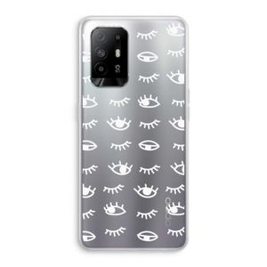 Eye pattern #3: Oppo A94 5G Transparant Hoesje