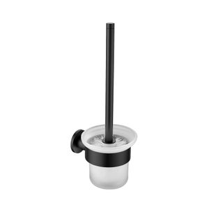 Toiletborstel Aloni Aloni | Wandmontage | Incl.Wandhouder | Messing | Zwart mat