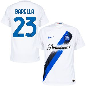 Inter Milan Dri Fit ADV Authentic Shirt Uit 2023-2024 + Barella 23