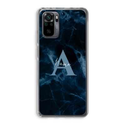 Midnight Marble: Xiaomi Redmi Note 10 Pro Transparant Hoesje