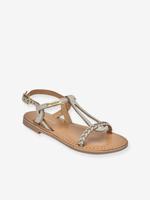 Leren kindersandalen Bappy LES TROPEZIENNES® PAR M. BELARBI beige - thumbnail