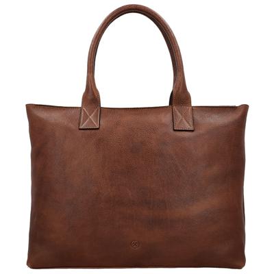 Hide & Stitches Handtas L Discover Bruin