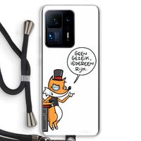 Geen Gezeik: Xiaomi Mi Mix 4 Transparant Hoesje met koord