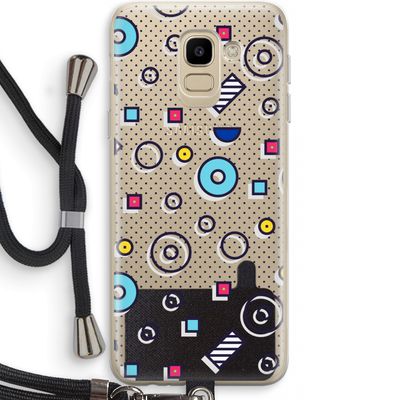 8-bit N°9: Samsung Galaxy J6 (2018) Transparant Hoesje met koord