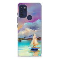 Smartphone hoesje Motorola Moto G60s Boat