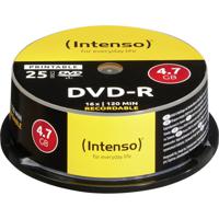 Intenso 4801154 DVD-R disc 4.7 GB 25 stuk(s) Spindel Bedrukbaar - thumbnail