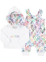 From Babies With Love x James Goldcrown ensemble hoodie-salopette - Blanc - thumbnail