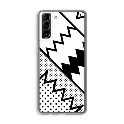 Pop Art #5: Samsung Galaxy S21 Plus Transparant Hoesje
